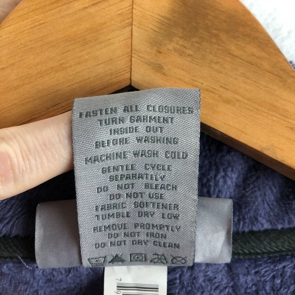 Free Country Women's Size Small Purple Softshell Fleece Lined Full Zip Jacket - Picture 9 of 9